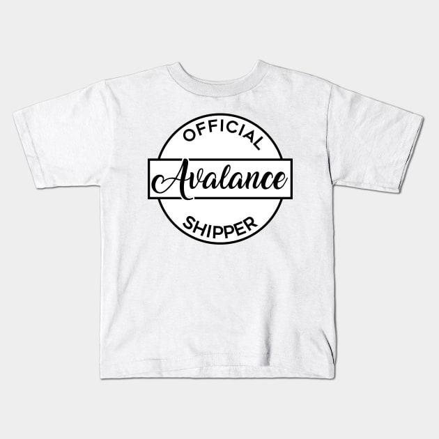 Official Avalance Shipper Kids T-Shirt by brendalee